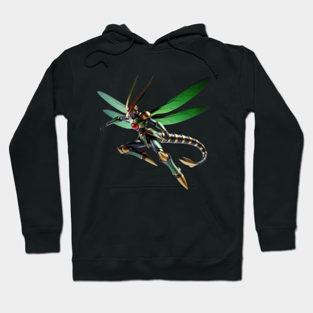 Dragon ball Green wings. Hoodie by  El-Aal